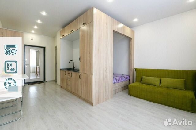 1-к. квартира, 27 м², 2 кровати
1-к. квартира, 27 м², 2 кровати