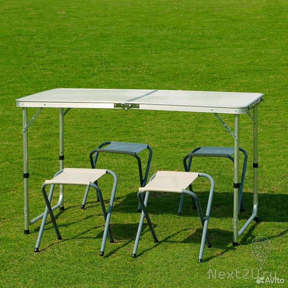 столик раскладной туристический со стульчиками для пикника