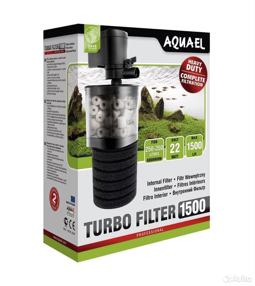 Фильтр для аквариума Aquael Turbo Filter 1500 купить на Зозу.ру - фотография № 1