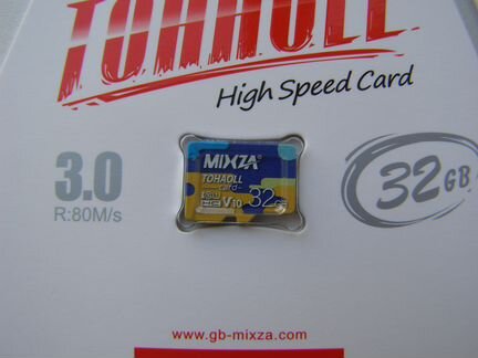 Карта памяти MicroSD 32 Гб Mixza