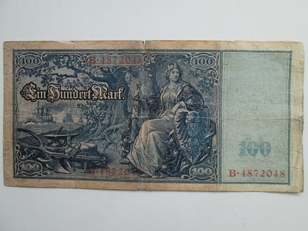20 и 100 марок 1910 года