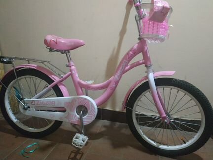 Детский велосипед (розовый)