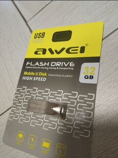 Новый USB Флеш-накопитель Awei 32GB