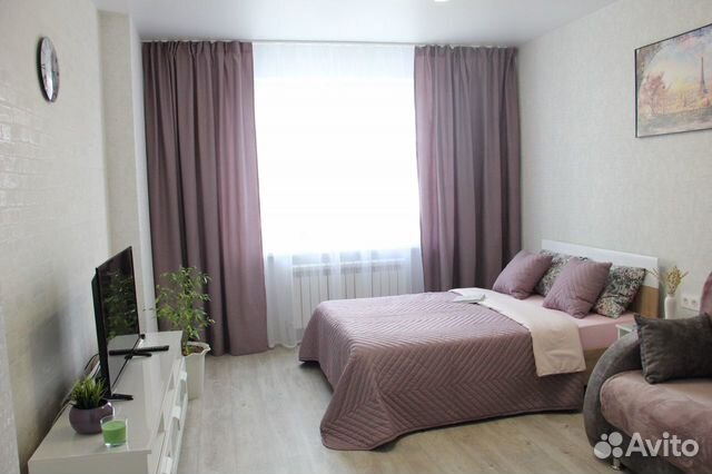 

1-к. квартира, 40 м², 2 кровати