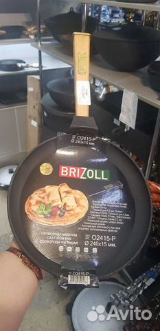 Чугунная сковорода блинная