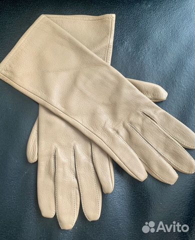 Перчатки женские кожаные