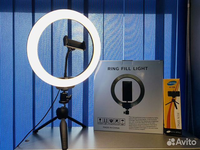 Кольцевая лампа 26см LC-666