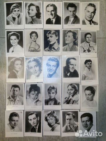 Открытки с артистами СССР
