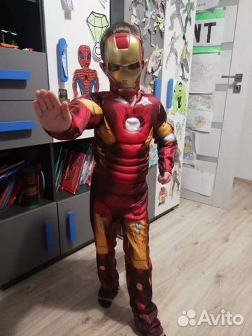 Новый. Детский костюм Железный человек, Супергерой