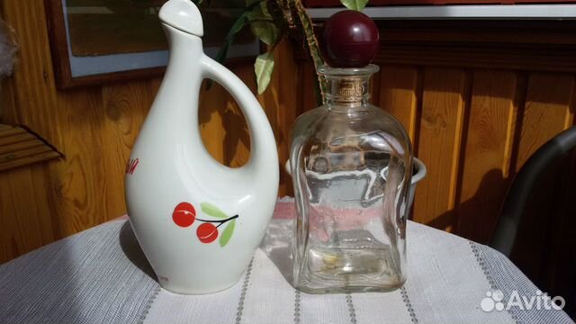 Кувшин керамический и штоф для вина СССР