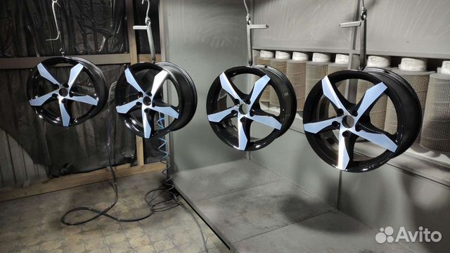 Порошковая покраска алмазная проточка дисков