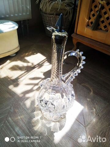 Ваза хрустальная