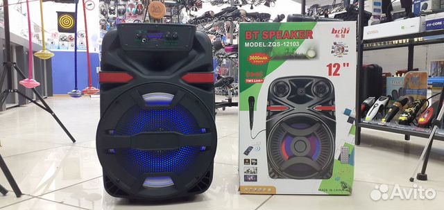 Беспроводная колонка BT Speaker Блютуз Караоке