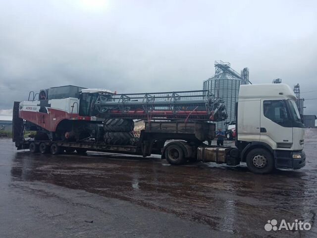 Услуги низкорамного трала, услуги длинномеров борт