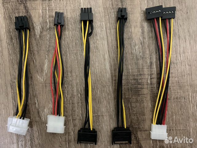 Переходник molex SATA 6pin 8pin