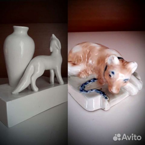 Статуэтки фарфор дз Дулево 1953 Сотников