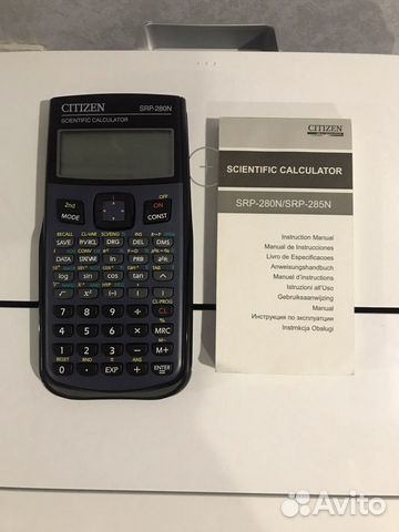 Калькулятор научный citizen SRP-280N