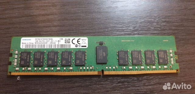 Samsung DDR4 16GB 19200(2400MHz) REG (M393A2K40CB1