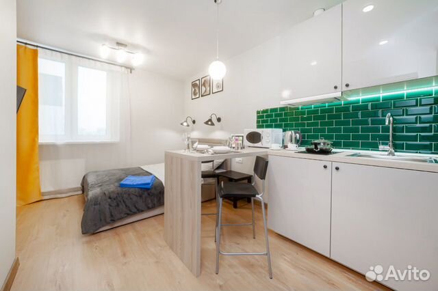 

Квартира-студия, 18 м², 1 кровать