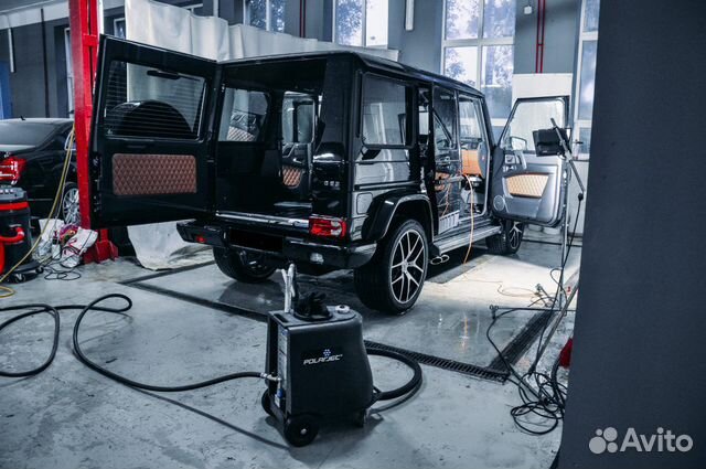 Химчистка салона автомобиля сухим льдом