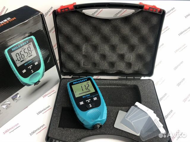 Новый толщиномер Mileseey MC996 в кейсе