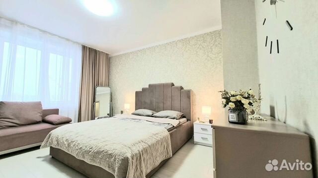 

1-к. квартира, 45 м², 2 кровати