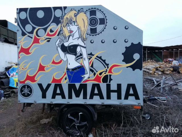 Прицеп, для перевозки мотоциклов квадро и тп