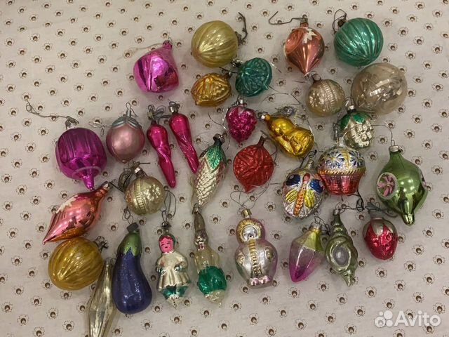 Елочные игрушки СССР