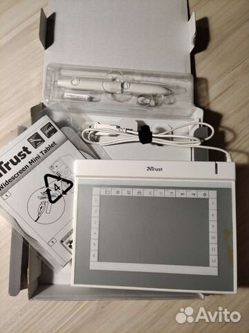 Графический планшет trust Widescreen mini tablet