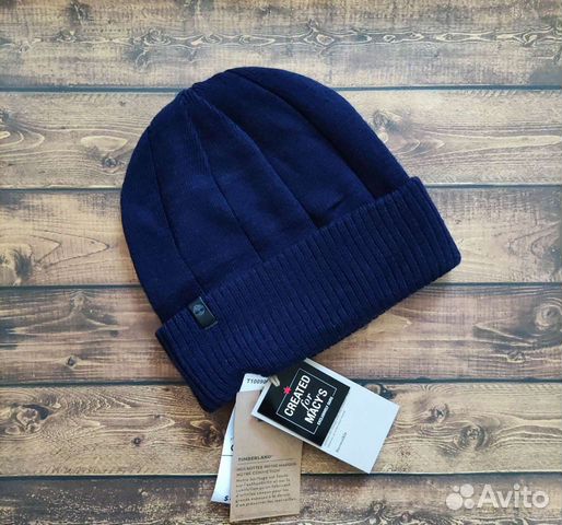 Timberland новая шапка темно-синяя оригинал