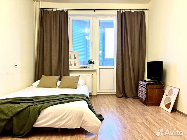 

Квартира-студия, 28 м², 2 кровати
