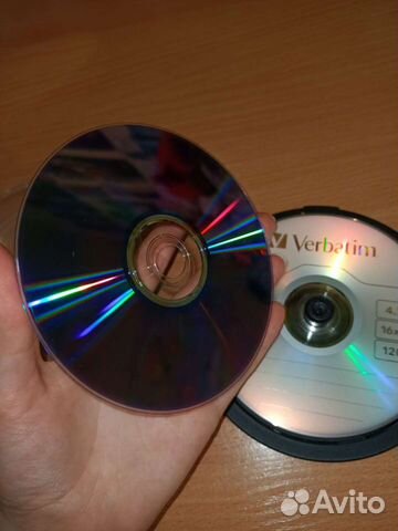 Диски DVD+R Verbatim 4.7Gb, 8 шт