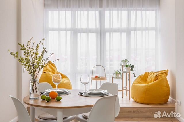 

1-к. квартира, 57 м², 3 кровати
