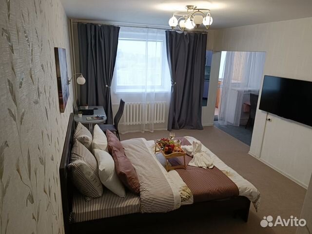 

Квартира-студия, 41 м², 2 кровати
