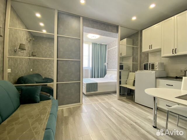 

Квартира-студия, 24 м², 2 кровати
