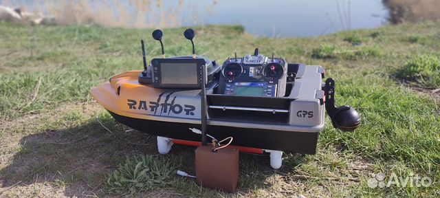 Прикормочный кораблик GPS, усилитель, камера, разб