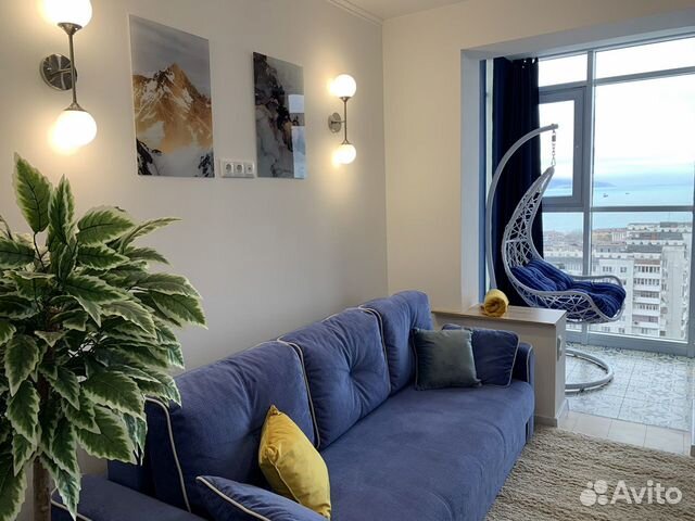 

1-к. квартира, 53 м², 3 кровати