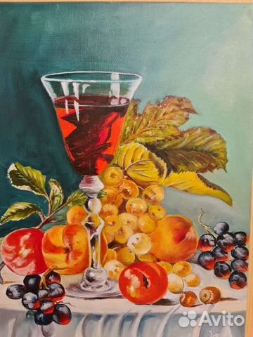 Картина маслом на холсте Натюрморт 