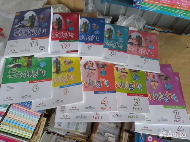 Учебники spotlight Ваулина, Быкова все классы 1-11