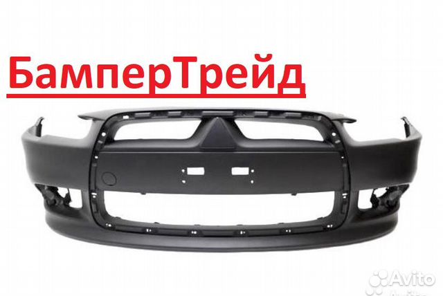 Крашеный бампер Митсубиси Лансер X2010 рестайлинг