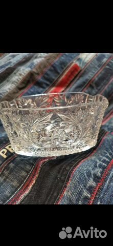 Салатник хрустальный