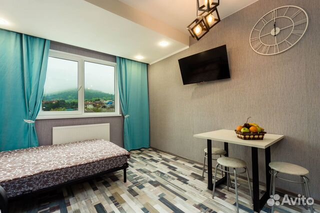 

Квартира-студия, 28 м², 2 кровати