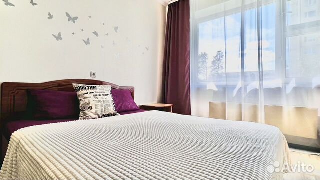 

1-к. квартира, 34 м², 2 кровати