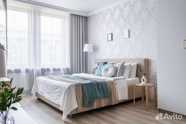 

1-к. квартира, 45 м², 2 кровати