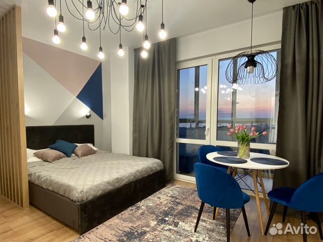 

Квартира-студия, 29 м², 1 кровать