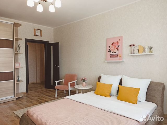

1-к. квартира, 44 м², 2 кровати