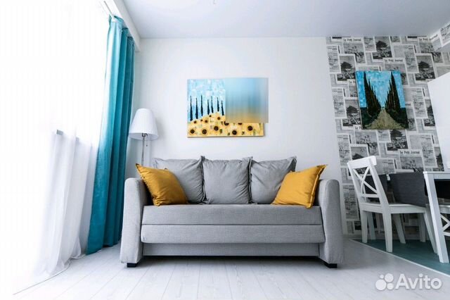 

1-к. квартира, 35 м², 2 кровати