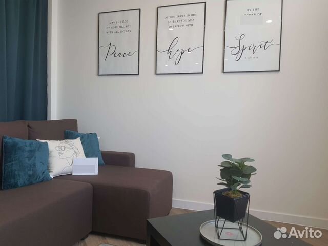 

1-к. квартира, 43 м², 2 кровати