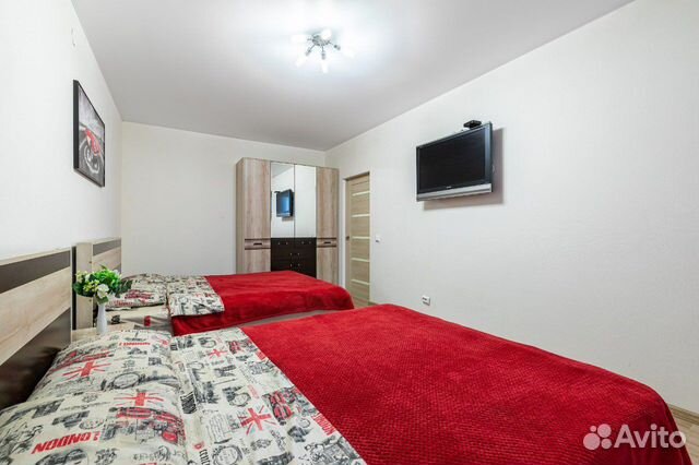 

1-к. квартира, 43 м², 3 кровати