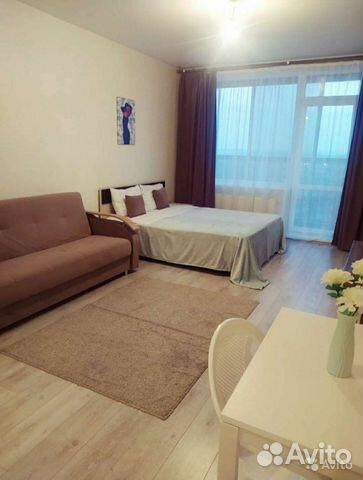 

Квартира-студия, 38 м², 2 кровати